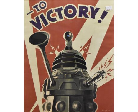 After Peter Mckinstry (British Contemporary) poster print of artwork commissioned for Doctor Who episode 'Victory of the Dale