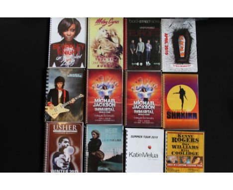 17 TOUR ITINERARIES - To include the itinerary for the following bands - SEAL 2009, SHAKIRA 2010, METALLICA 2010, BACK STREET