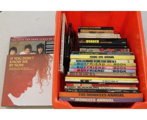 MUSIC BOOKS - a selection of 29 music books to include The Monkees Annual, Boyfriend 61, 63 and 64, Elvis Special 1964, If Yo