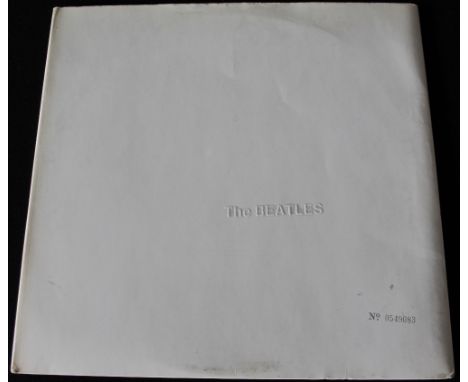 THE BEATLES - WHITE ALBUM - An original top opening stereo pressing of the 1968 release (numbered 0549083). This copy is comp