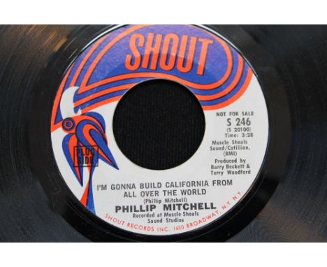 PHILLIP MITCHELL - A promo copy of I'm Gonna Build California From All Over The World b/the World Needs More People Like You 