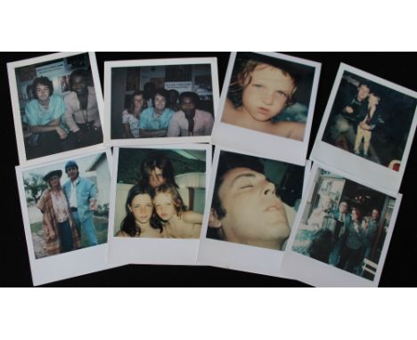 PAUL MCCARTNEY & FELA KUTI - great collection of 8 polaroid photographs including 2 fantastic pictures of Paul, Linda and fri