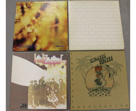 ROCK/PROG - Nice bundle of 4 x early pressing LP's. Titles are Led Zeppelin II (early UK plum Atlantic 588198 - VG+/VG+), Pin