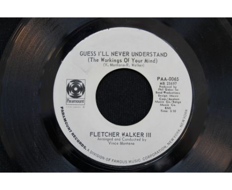 FLETCHER WALKER III - An original 1971 pressing of Guess I'll Never Understand (The Workings Of Your Mind) c/w Didn't We, iss