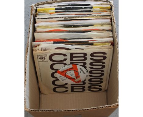 CBS/EPIC PROMOS - Exhaustive collection of 74 x demonstration 7" singles to include many rare sides. Artists/titles to includ