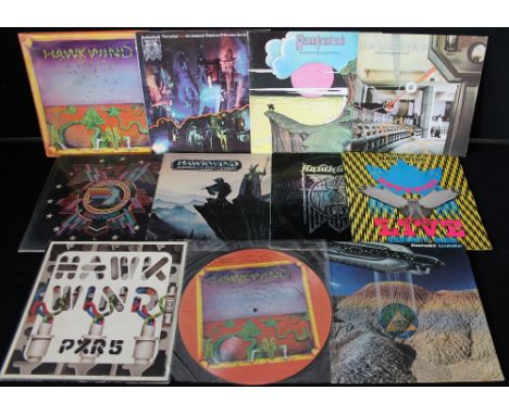 HAWKWIND - Great collection of 21 x original LP's to include many highly collectible titles. To include In Search Of Space (U