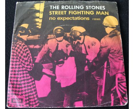 THE ROLLING STONES- STREET FIGHTING MAN DANISH PRESSING - A rare Danish pressing of the 1968 hit, released in a unique pictur