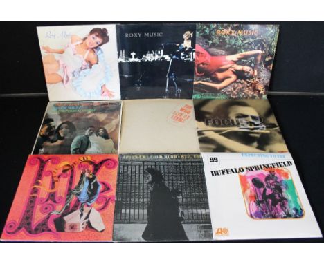 ROCK/PROG - Nice assorted collection of 17 x LP's which are presented in fabulous condition. Titles to include Roxy Music (x3