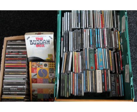 CD's - Nice collection of around 150 x mainly CD albums and 3 x box sets/DVD's. Artists to include Bob Dylan (including Bootl