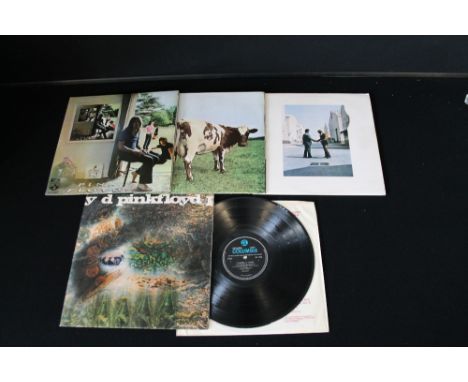 PINK FLOYD - Collection of 4 x early UK pressing LP's. Titles are A Saucerful Of Secrets (1st UK stereo pressing black/blue C