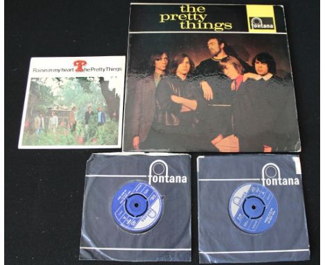 THE PRETTY THINGS - Collection of 1 x LP, 1 x EP and 2 x 7" singles from the cracking Pretty Things! The Album is S/T (1st UK
