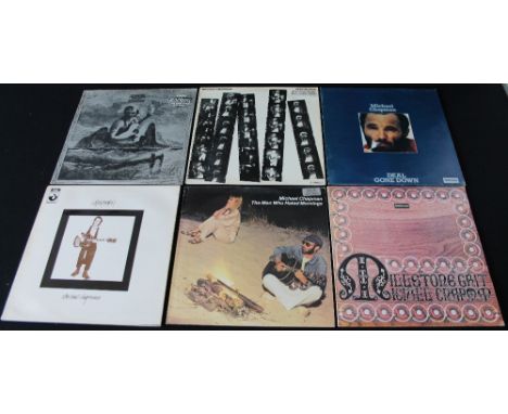 MICHAEL CHAPMAN - Nice collection of 6 x original title LP's. Albums are Rainmaker (nice original pressing SHVL 755 - Ex/Ex),