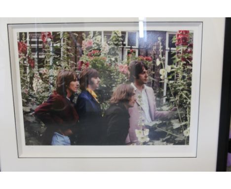 MAD DAY OUT - a signed Tom Murray framed lithograph of the Beatles from the sitting of  Summer of 68 - The Mad Day, no.184/19