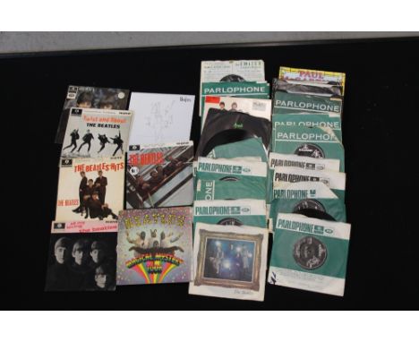 THE BEALTES - Collection of over 35 x EP's and 7" singles. Titles to include Free As A Bird (1995 release), No. 1 (mono GEP88