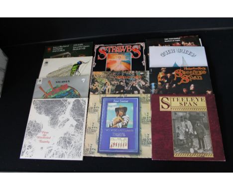 FOLK - Fine collection of 11 x great albums. Titles to include The Pentangle - Basket Of Light, The Ship (EKS-75036), Strawbs