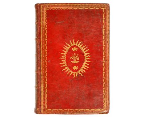 [FINE 18TH CENTURY BINDING] THE BOOK OF COMMON PRAYERLondon, Millar Ritchie for J Good, 1794. Thick 8vo, engraved plates, occ
