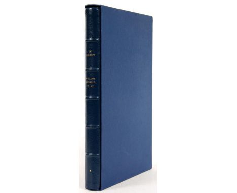 FLINT, WILLIAM RUSSELL IN PURSUITLondon, The Medici Society Ltd, 1969. First edition, number 122 of 150 copies, bound in full