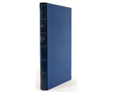 FLINT, WILLIAM RUSSELL IN PURSUITLondon, The Medici Society Ltd, 1969. First edition, number 34 of 150 copies, bound in full 