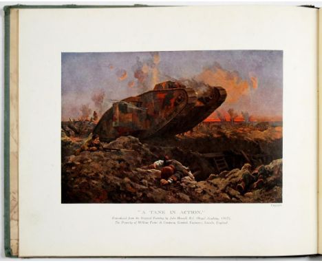 FOSTER, WILLIAMTHE TANK ITS BIRTH AND DEVELOPMENT Lincoln, William Foster &amp; Co, circa 1919/1920. Oblong 4to, numerous pho