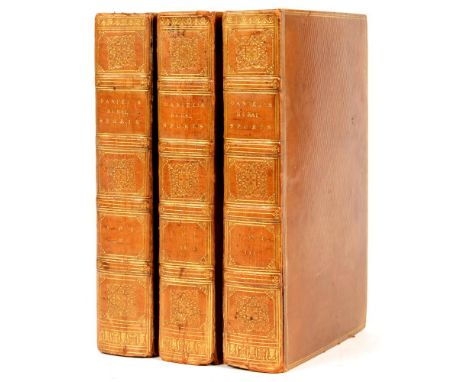 DANIEL, WILLIAM BARKER RURAL SPORTS London, Longman [and others], 1812. Three volumes, tall 8vo, engraved calligraphic title 