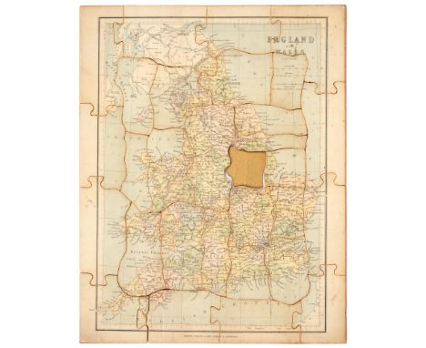 FOUR VINTAGE WOODEN JIG SAW PUZZLES,  TWO DOUBLE SIDED,   MAP OF EUROPE/ PRODIGAL SON AND MAP OF ENGLAND/FARM SCENE,  G SPENC