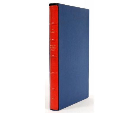 FLINT, WILLIAM RUSSELL IN PURSUITLondon, The Medici Society Ltd, 1969. First edition, number 232 of 850 copies bound in quart