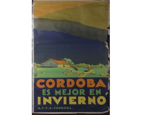 Millie Timms - 'Necochea' (Argentina Travel Poster), lithograph, printed by E.G.A., Buenos Aires, circa 1930s, 109.5cm x 73cm