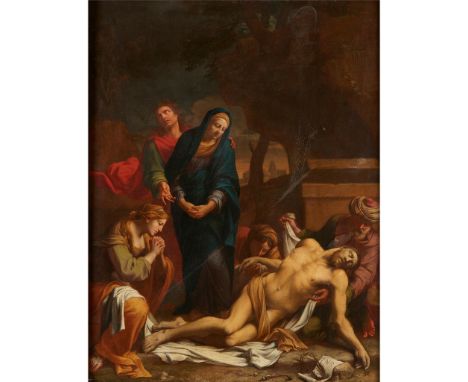 Oil on canvas (Dimensions: 62cm x 47cm (24.5in x 18.5in))  Eustache Le Sueur (1617- 1655) was a prolific French artist of the