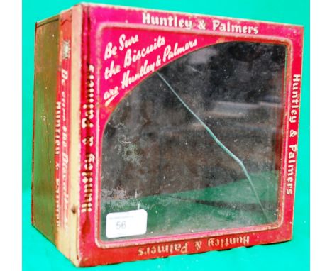 An original vintage Huntley and Palmers biscuit shop display cabinet / tin

Cost to post within the uk is £15.99+ VAT on a tr
