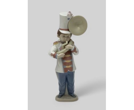 Lladro, a Lladro Tuba Player figurine, no. 6303. Height 27cm.