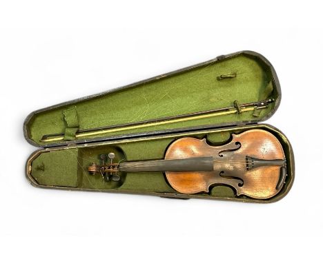 Late 19th Century Copy of a Stradavarius - Labelled inside 'Antonius Stradivarius Cremona Facibat 16'(complete date is not vi
