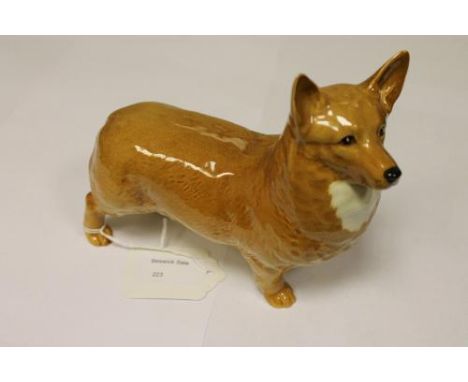 A Beswick Figure : Corgi - Large, model 1299B, gloss, golden brown, height 14 cm. 