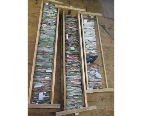 Extensive Collection of 45 RPM Vinyl Records including, Bruce Springsteen, Showaddywaddy, Michael Jackson, Tom Jones, Ace Of 