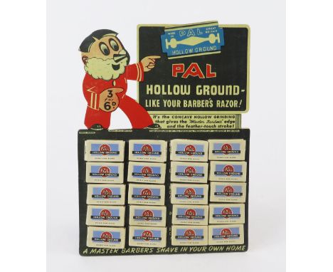 PAL Hoolow Ground Razor Blades_ A full shop card display of Epsom Salts (unused shop stock).  WE DO NOT POST THESE ITEMS IN H