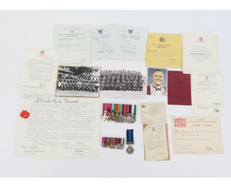 A Second World War M.B.E. group of nine to 4123291. WO1. W.H.Cobb. Cheshire R. includes M.B.E. 19329-45 Styar, Pacific Star, 