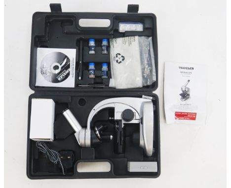 Traveller Microscope 40x -1024x enlargement, cased