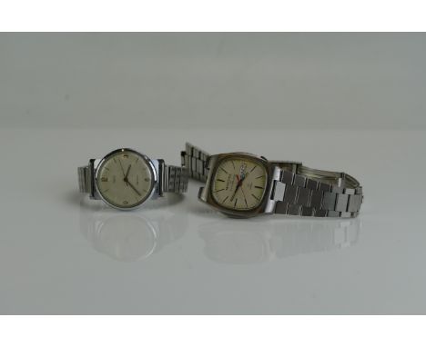 A TIMEX Electric and a Montine wristwatch