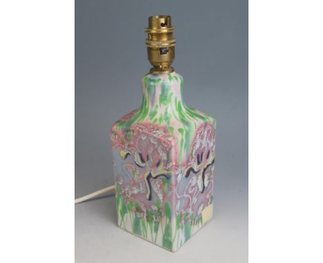 Janice Tchalenko, A Studio Pottery Lamp Base, 20cm high without electric fitting