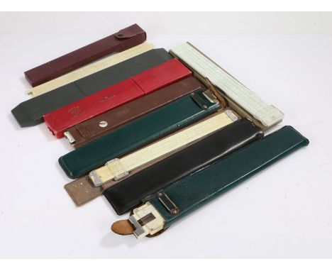 Slide rules, to include PLC, Aristo, Helix, etc, (11)