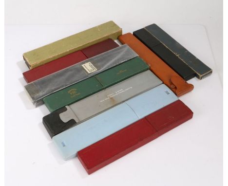 Slide rules, to include Keuffel Esser, Blundell Humidity rule, PIC, K &amp; E co, Hemmi, etc, (10)