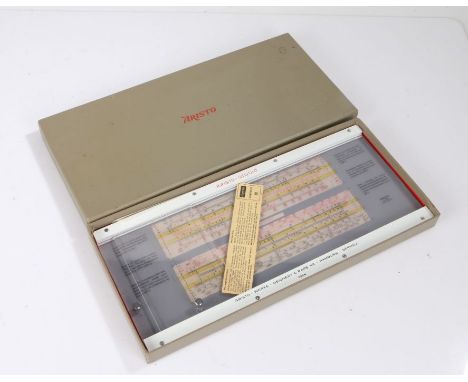 Aristo Studio large TriLog slide rule, boxed&nbsp;