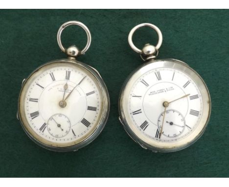 J.G. Graves 'The Express' English lever silver pocket watch, Chester 1901, movement with reversing pinion, no. 579672, signed