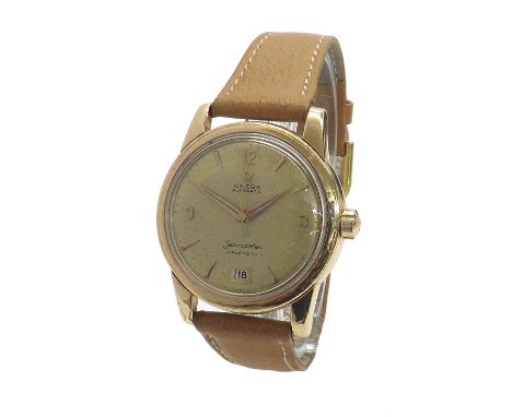 Omega Seamaster Calendar 'Bumper' automatic gold plated and stainless steel gentleman's wristwatch, circa 1954/55, ref. 2757-