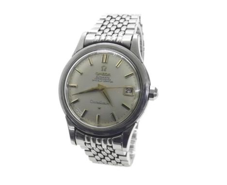 Omega Constellation Chronometer automatic stainless steel gentleman's bracelet watch, circa 1958, ref. 2943-2, the circular s