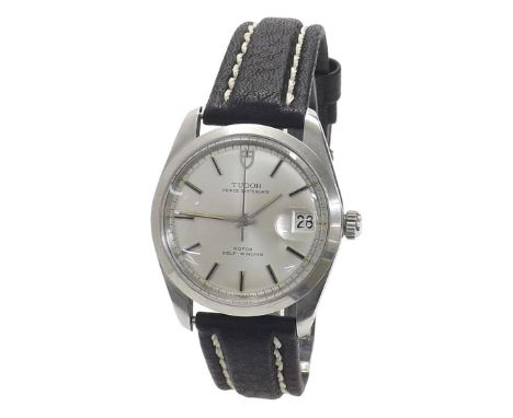 Tudor Prince Oysterdate Rotor Self-Winding stainless steel gentleman's wristwatch, ref. 9050/0, no. 721885, circa 1977, the c