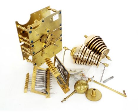 Interesting unfinished project to build a musical longcase clock movement (The M.E. Musical Clock designed by Claude B. Reeve