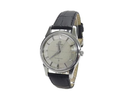 Omega Constellation Chronometer automatic stainless steel gentleman's wristwatch, circa 1960, case no. 14381 11 SC, the pie-p