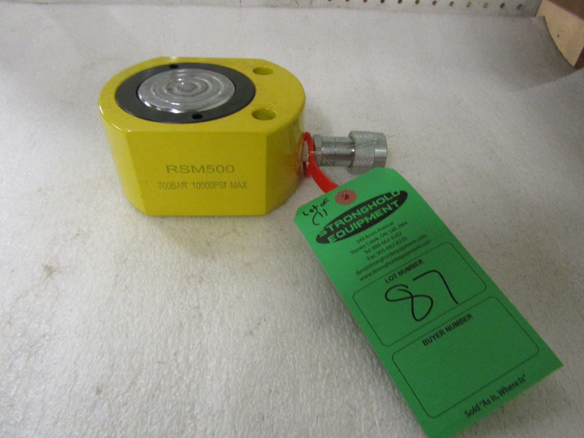 RSM500 50 Ton Hydraulic Jacks pancake jack style