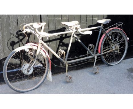 vintage tandem bicycle 1920s