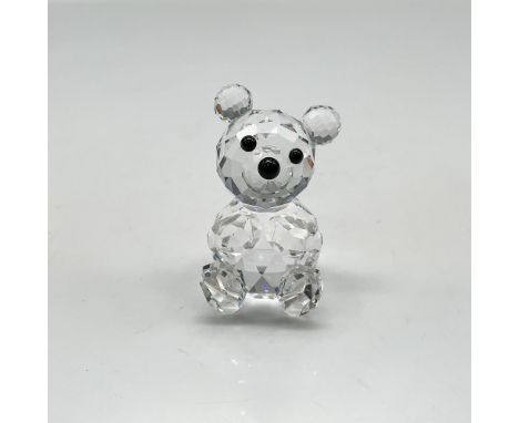 Part of the Woodland Friends group the figurine has round ears, faceted head and body with black crystal button eyes and nose